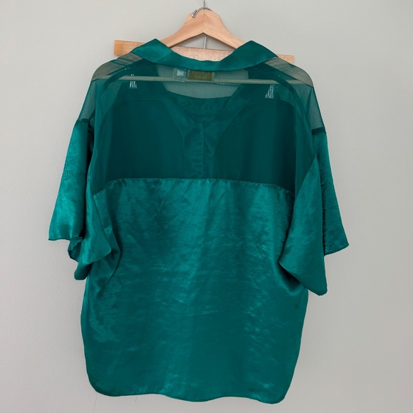 Victoria's‎ Secret Emerald Green Satin Pajama Set - Picture 5 of 16